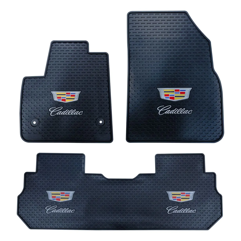 Lloyd Mats Custom-Fit All-Weather Rubber Mats for Cadillac XT6 2020-ON