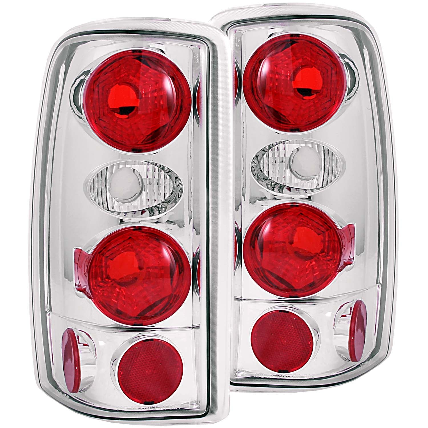 CHEVY SUBURBAN/TAHOE / GMC YUKON/YUKON XL/DENALI 00-06 TAIL LIGHTS CHROME