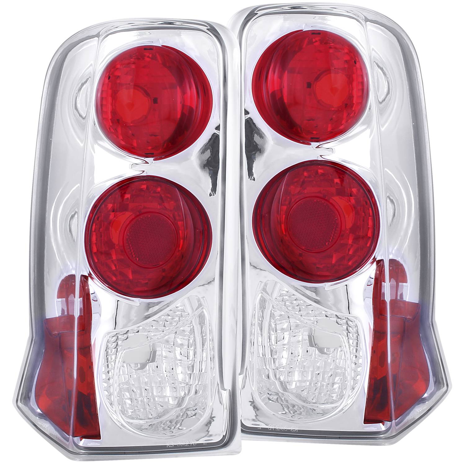 CADILLAC ESCALADE 02-06 / ESCALADE ESV 03-06 TAIL LIGHTS CHROME (W/O CAP)