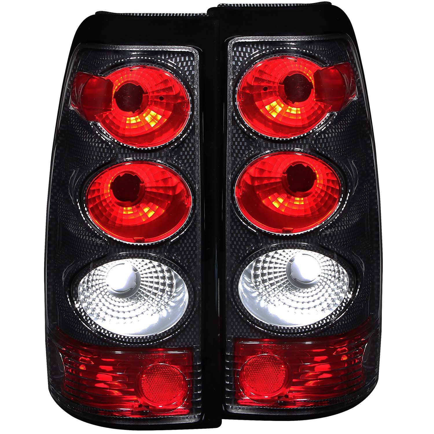 CHEVY SILVERADO 03-06 1500/2500/3500 / 07 CLASSIC TAIL LIGHTS CARBON FIBER (SINGLE REAR WHEELS)