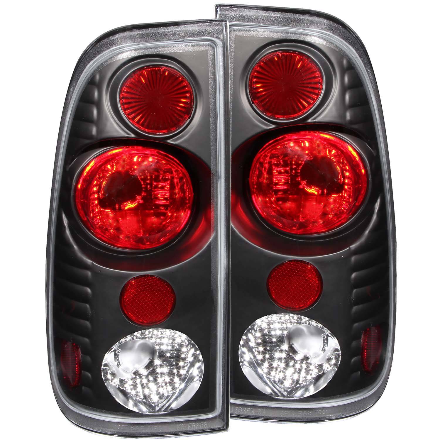 FORD F-150/250 97-03 LIGHTDUTY / F-250/F-350 SUPERDUTY 99-07 TAIL LIGHTS BLACK G2