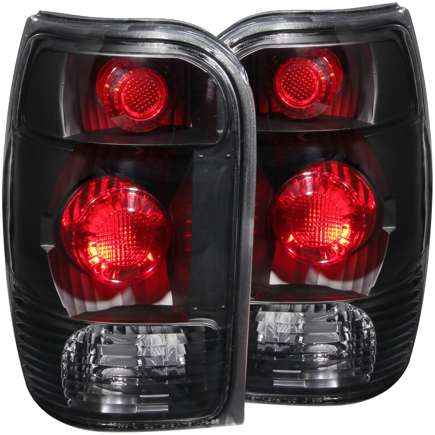 FORD EXPLORER 98-01 / MOUNTAINEER 98-01 TAIL LIGHTS BLACK