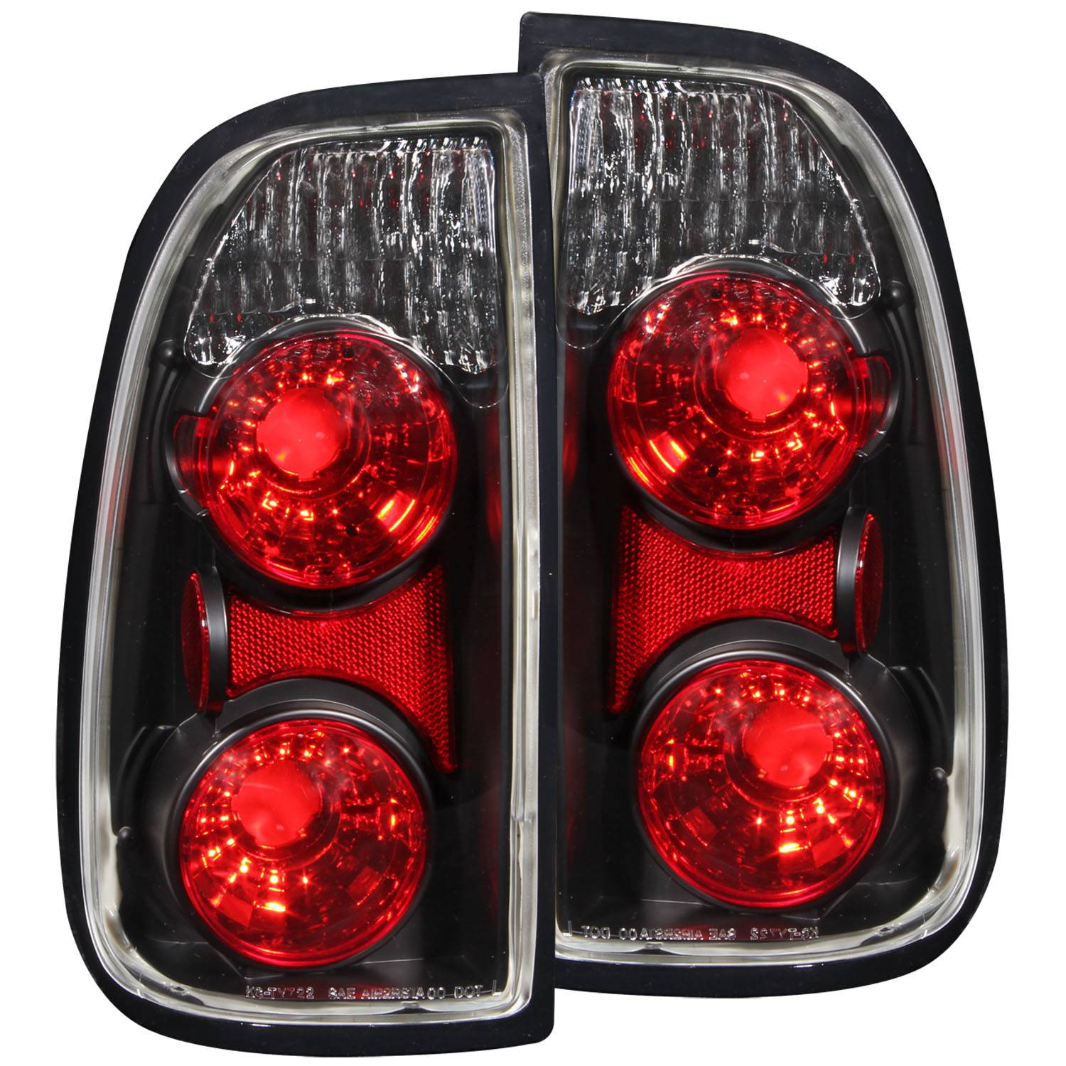TOYOTA TUNDRA 00-06 TAIL LIGHTS BLACK