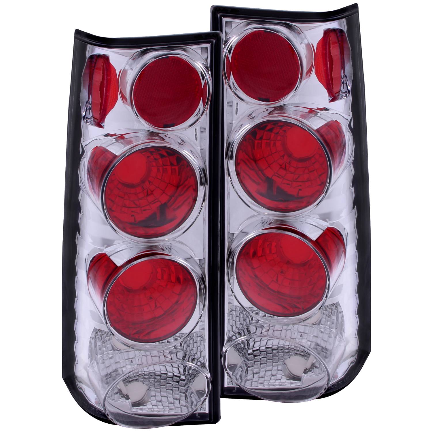 CHEVY EXPRESS / GMC SAVANA VAN 96-02 TAIL LIGHTS CHROME