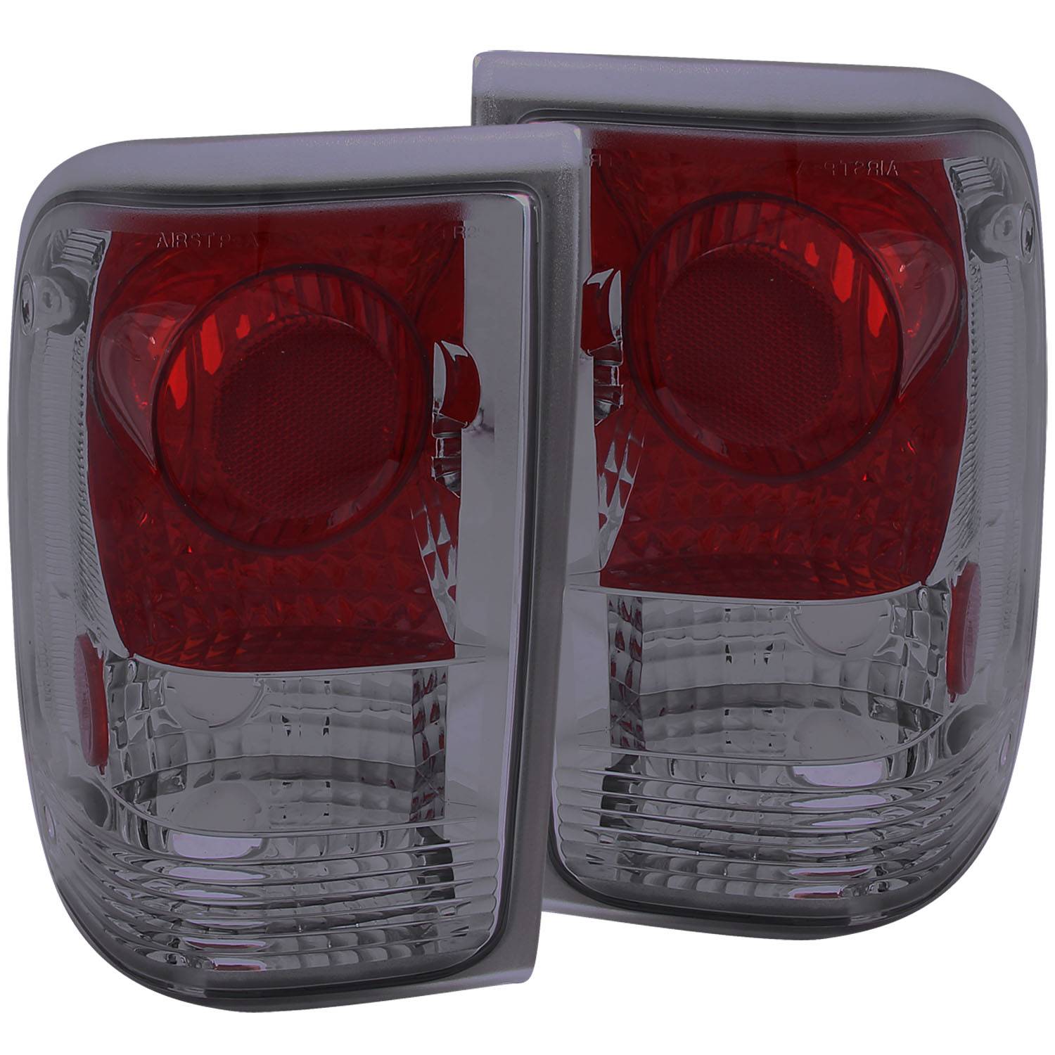 FORD RANGER 93-97 TAIL LIGHTS CHROME SMOKE LENS