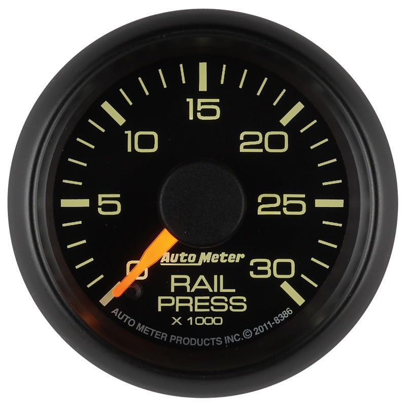 Autometer Factory Match 52.4mm Digital Stepper Motor 0-30,000 PSI Diesel Fuel Rail Pressure Gauge-SR1 Performance