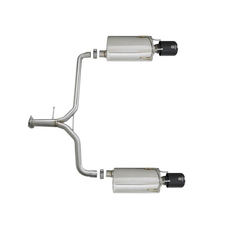 aFe Takeda 2.25-1.75in 304 SS Axle-Back Exhaust w/ Black Tips 13-17 Honda Accord Sport Sedan I4-2.4L-SR1 Performance