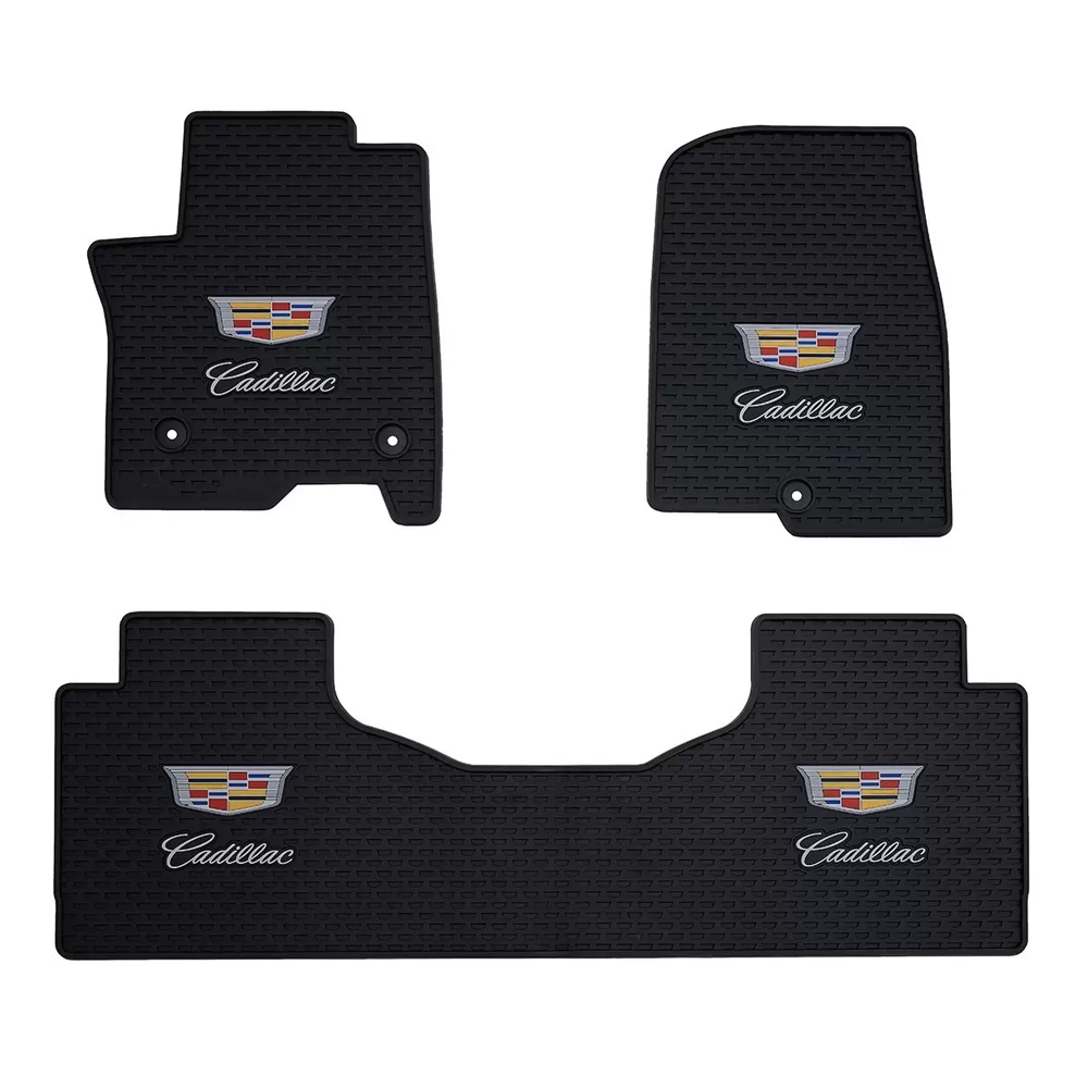 Lloyd Mats Custom-Fit All-Weather Rubber Mats for Cadillac Escalade ESV 2021-On