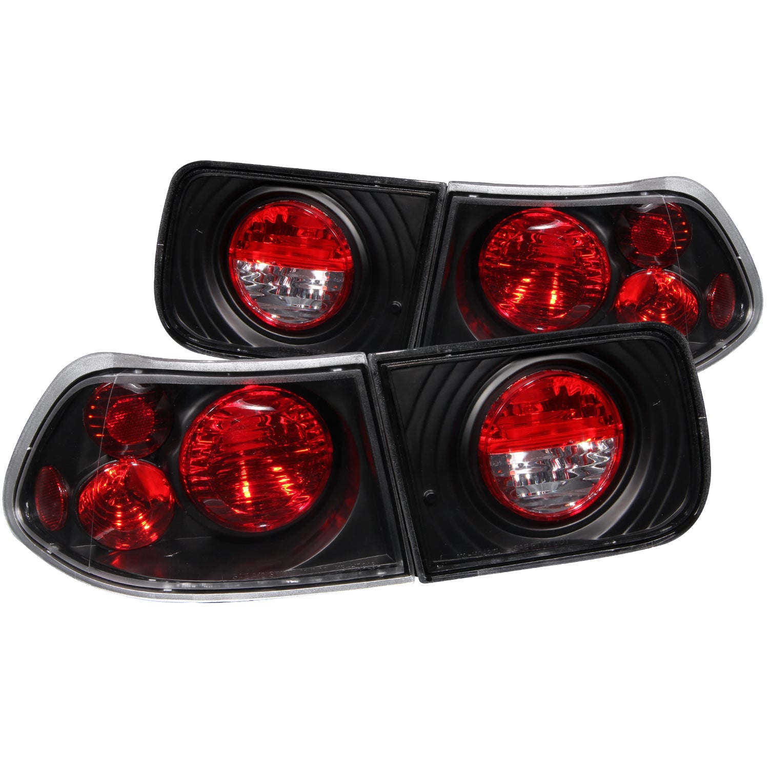 HONDA CIVIC 96-00 2DR TAIL LIGHTS BLACK