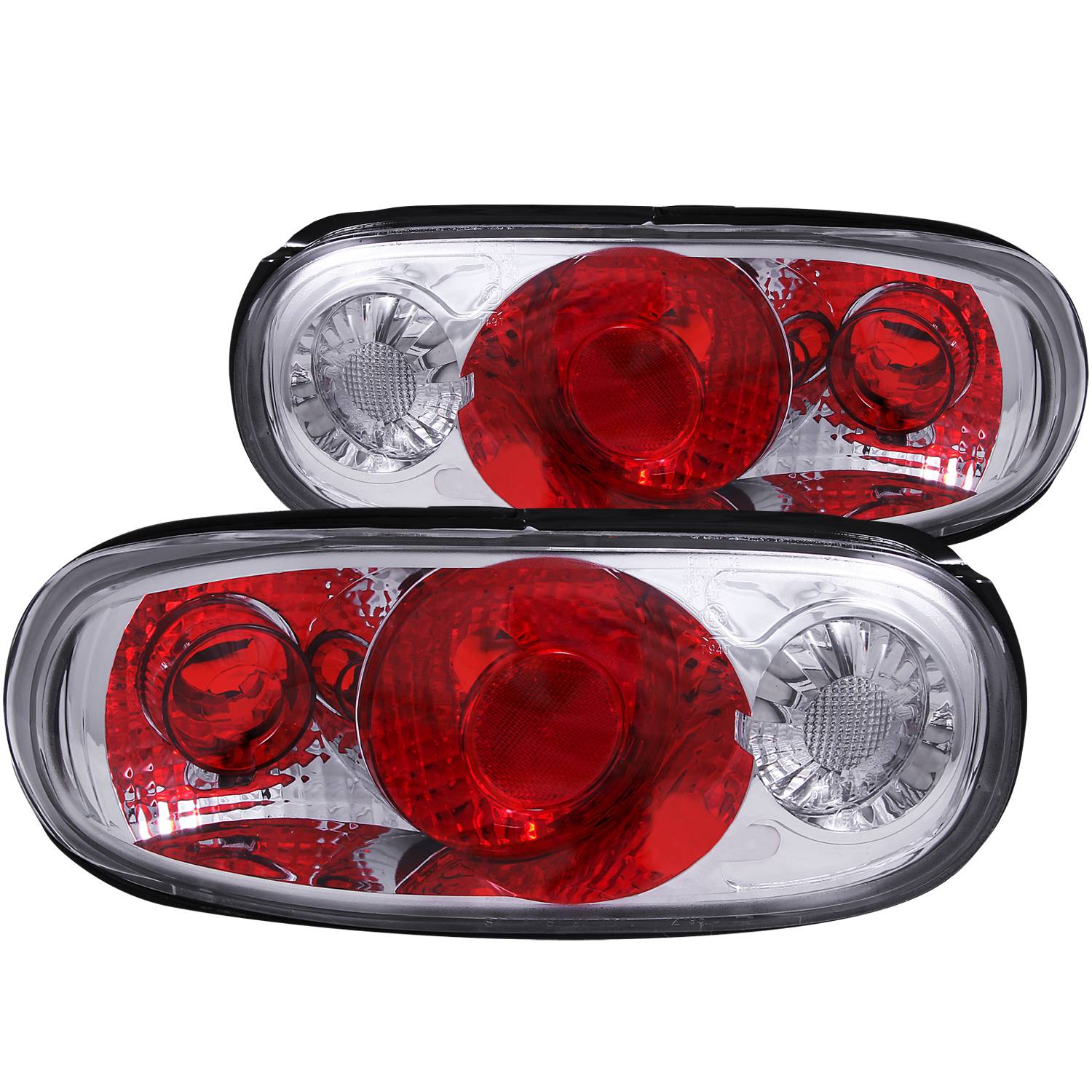 MAZDA MIATA 90-97 TAIL LIGHTS CHROME