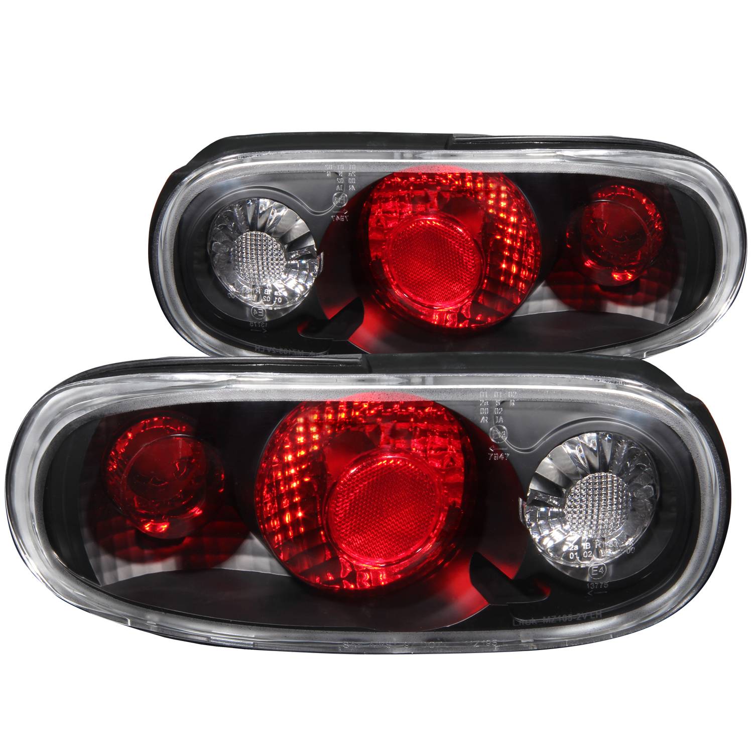 MAZDA MIATA 90-97 TAIL LIGHTS BLACK