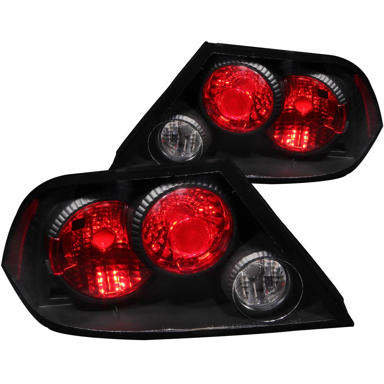 MITSUBISHI LANCER 02-03 TAIL LIGHTS BLACK