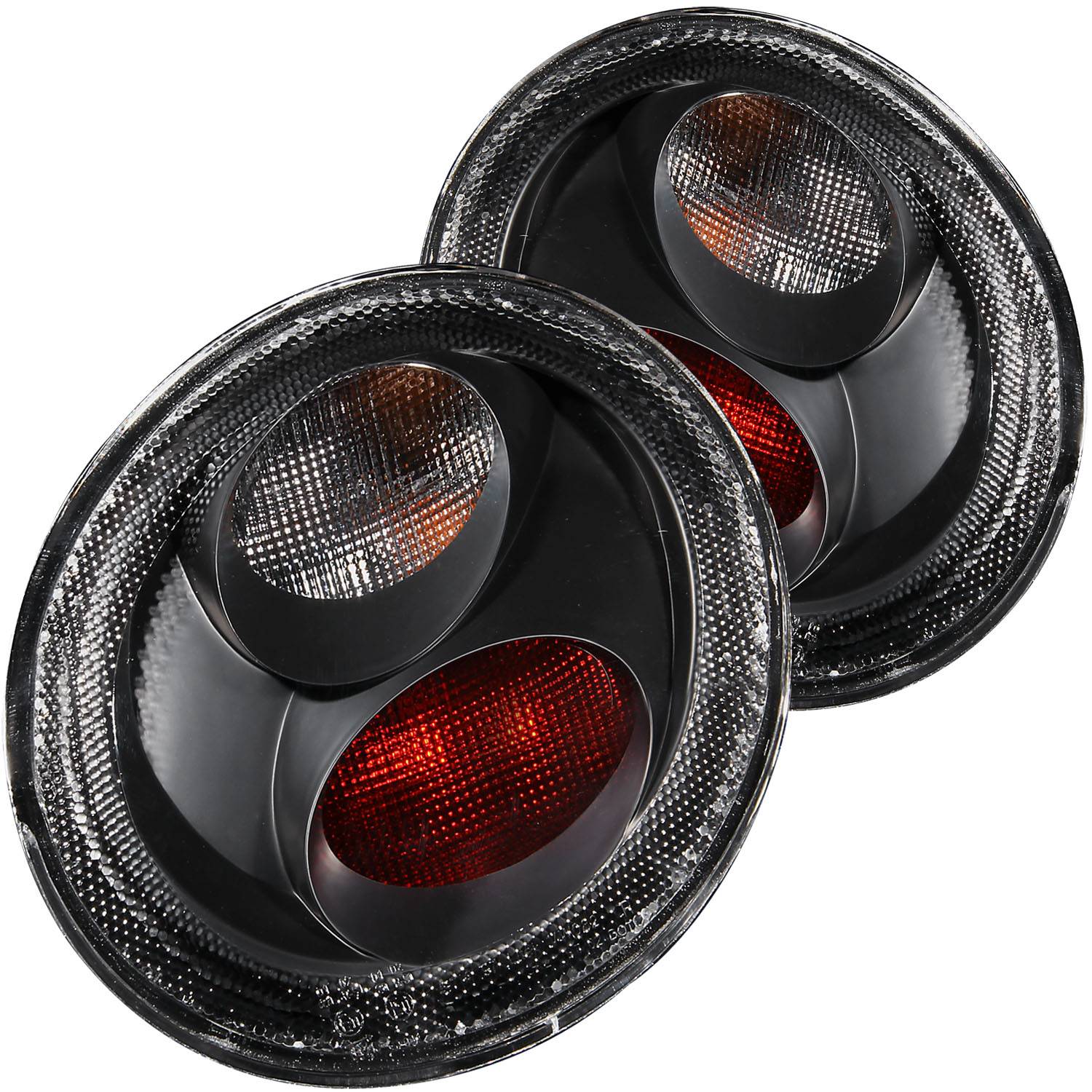 VOLKSWAGEN BEETLE 98-05 TAIL LIGHTS BLACK
