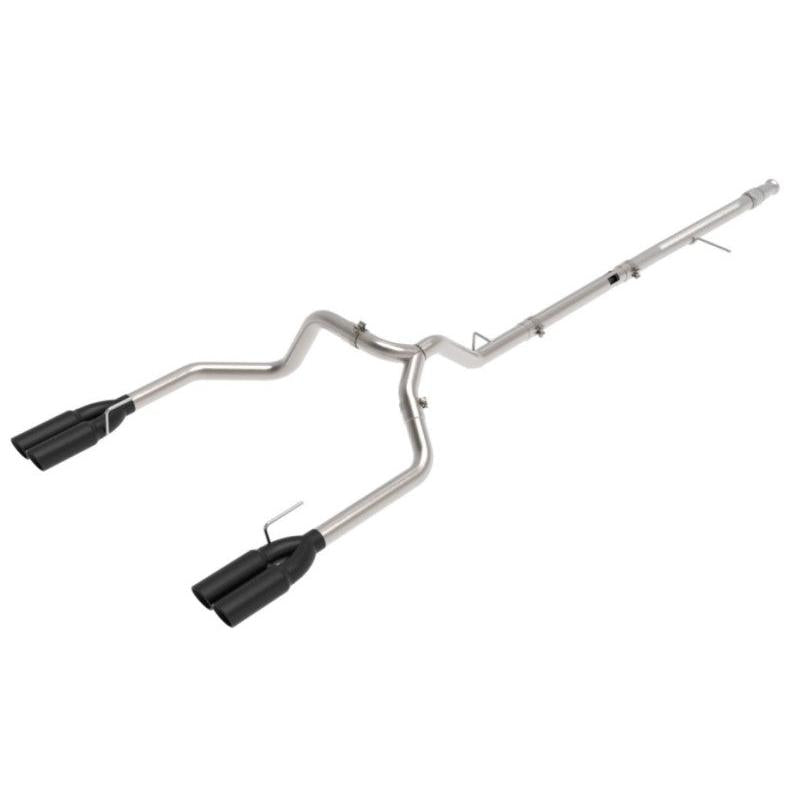 aFe Vulcan Series 3in 304SS DPF-Back 20-21 GM Trucks L6-3.0L (td) LM2 - Dual Black Tip-SR1 Performance