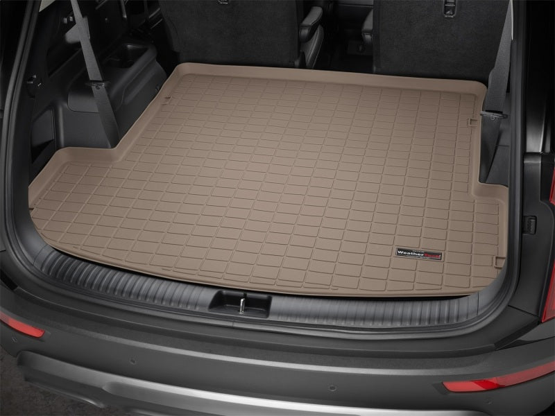 WeatherTech 2020+ Kia Telluride Cargo Liner in Tan for Complete Trunk Protection