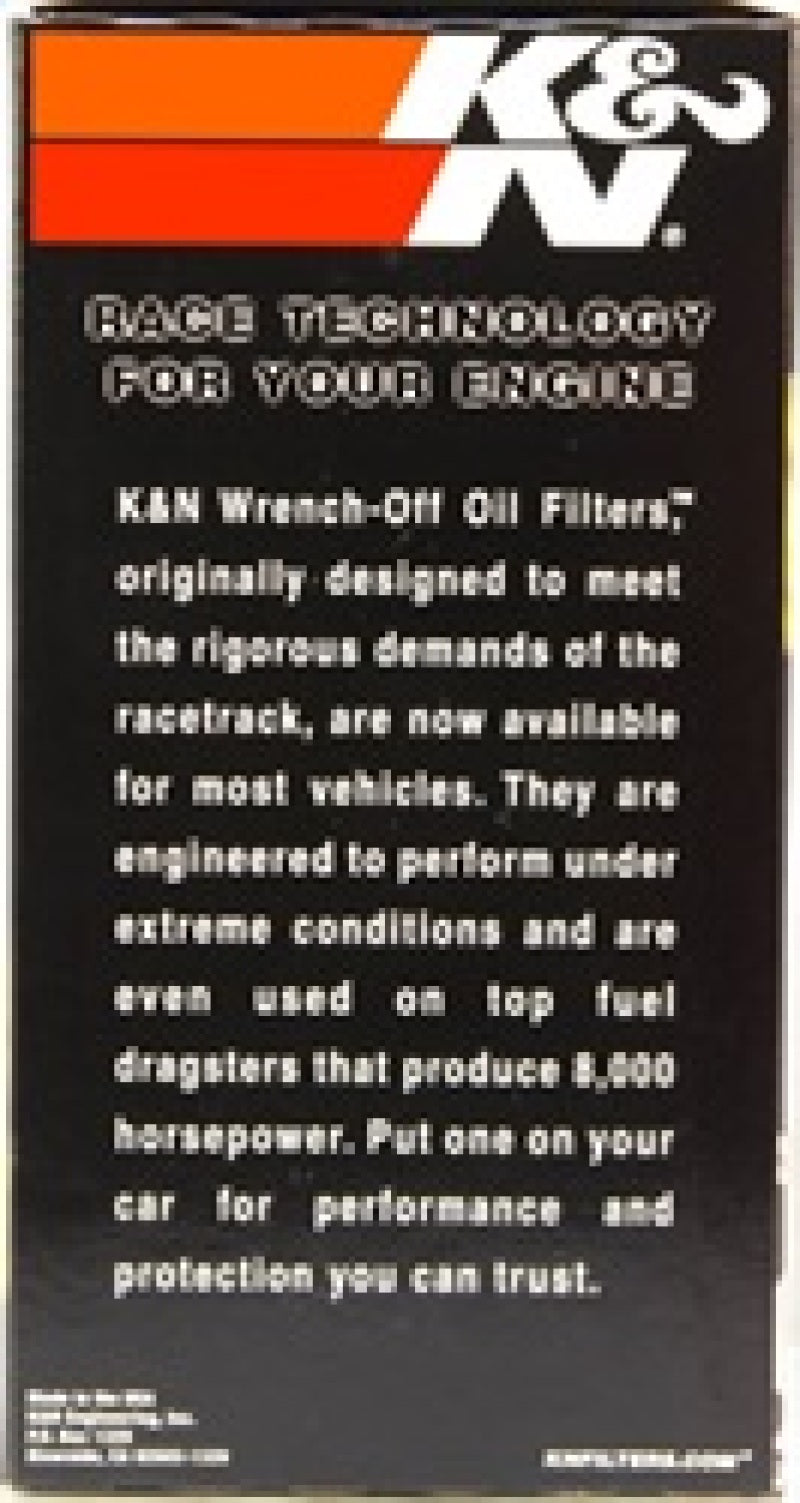 K&N Oil Filter OIL FILTER; AUTOMOTIVE-SR1 Performance