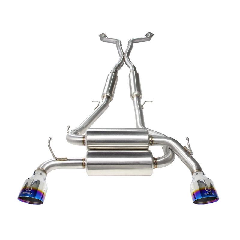 aFe Takeda 2-1/2in 304SS Cat-Back Exhaust Infiniti G37 08-13/Q60 14-15 V6-3.7 w/ Blue Flame Tips-SR1 Performance