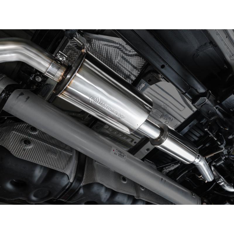 AWE 0FG Exhaust for 3rd Gen Toyota Tundra - Dual Diamond Black Tips