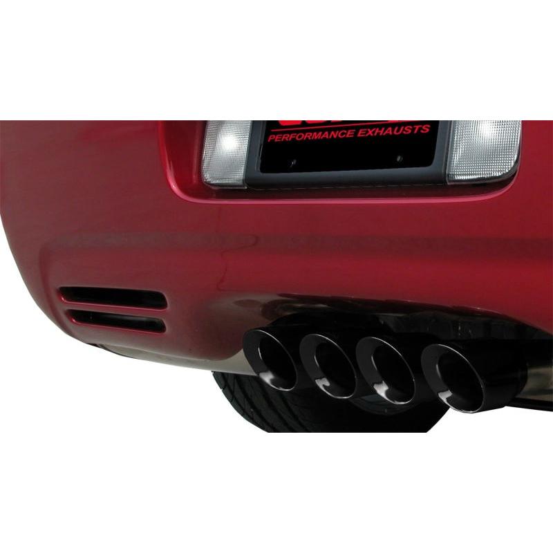 Corsa 1997-2004 Chevrolet Corvette C5 Z06 5.7L V8 Black Sport Axle-Back Exhaust