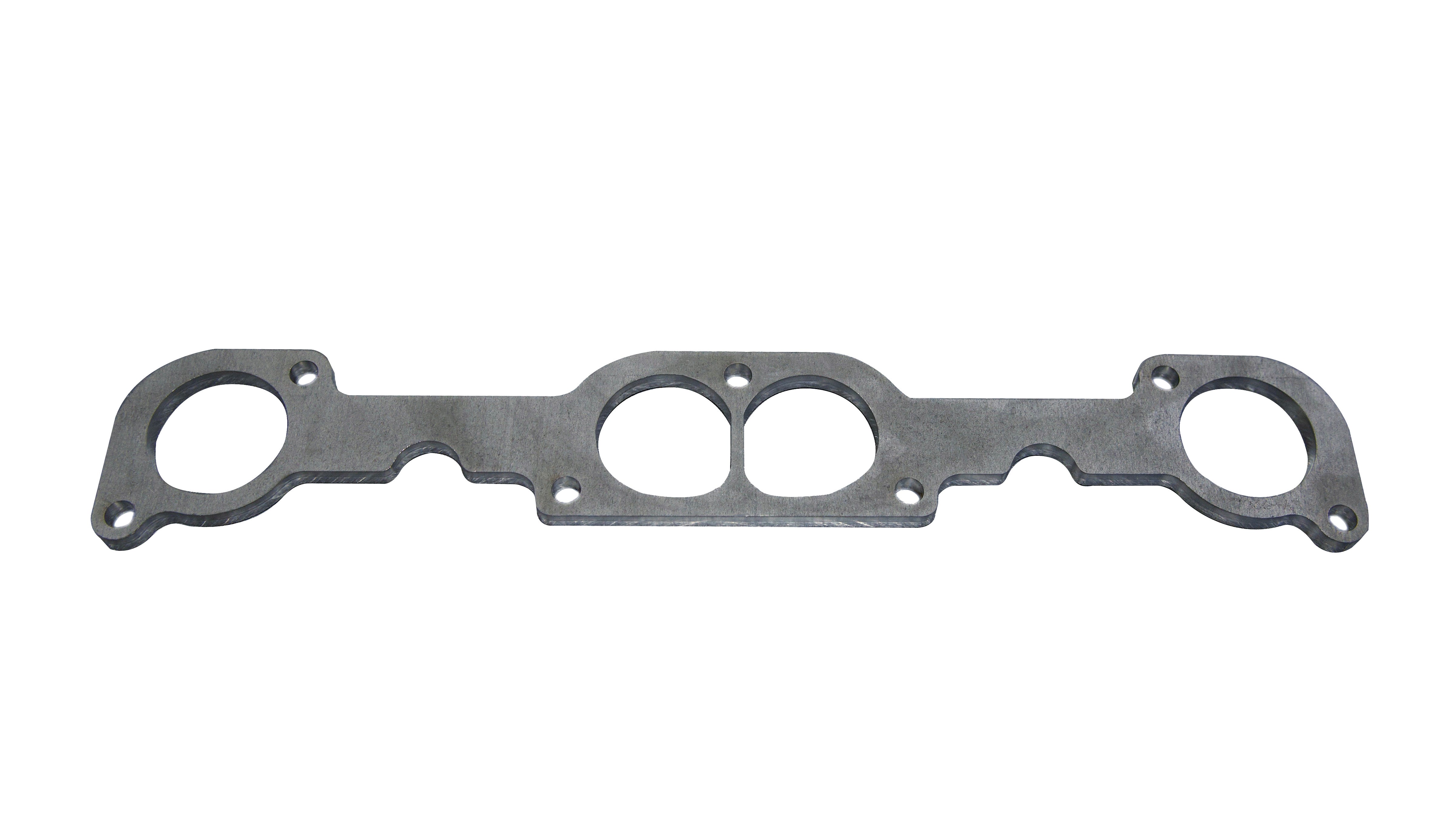 23 Degree SBC Stahl Header Flange - 3/8" Thick Stainless - for 2" Primaries