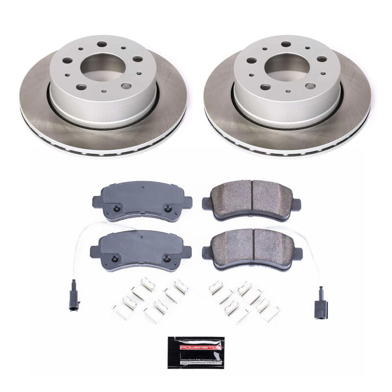 Power Stop 14-15 Ram ProMaster 3500 Rear Semi-Coated Rotor Kit-SR1 Performance