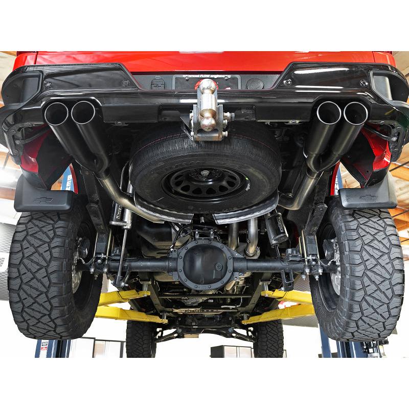 aFe Vulcan Series 3in 304 SS Exhaust Cat-Back w/ Black Tips 2019 GM Silverado/Sierra 1500 V8-5.3L-SR1 Performance