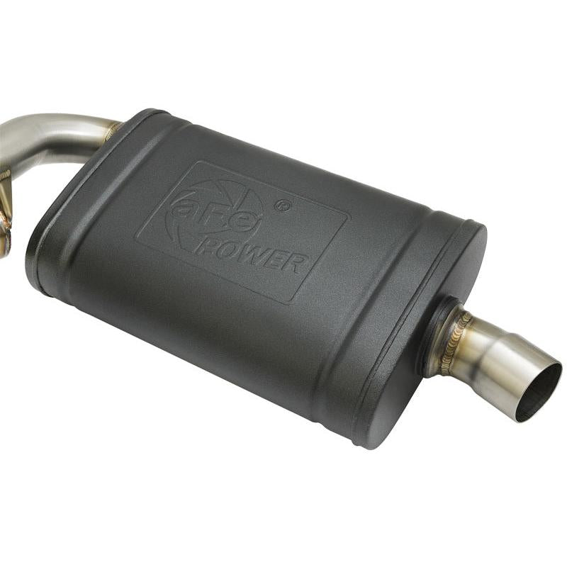 aFe MACHForce XP 13-15 Porsche Cayman S/Boxster S (981) H6-3.4L 2-2.5in. SS Cat-Back Exhaust System-SR1 Performance