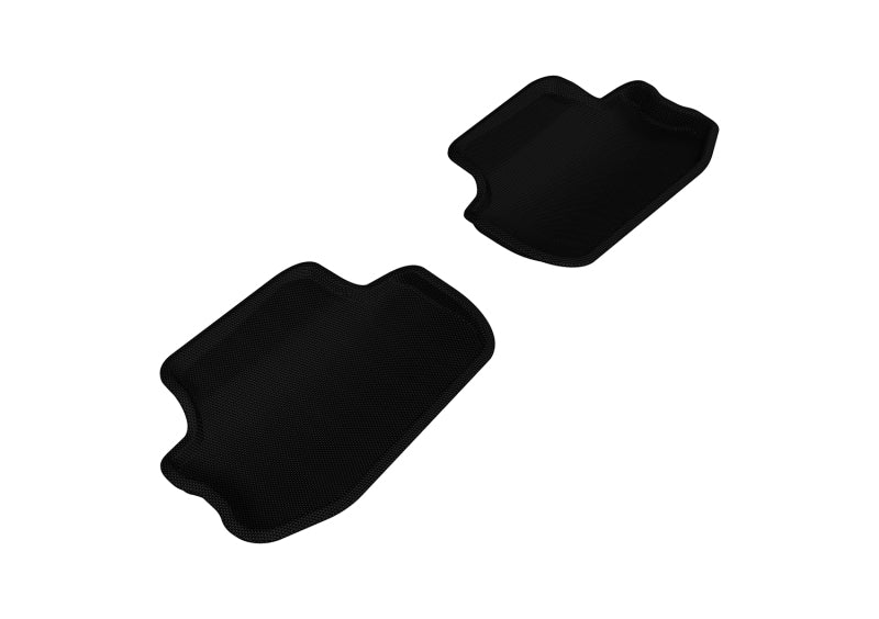 3D MAXpider 2010-2015 Chevrolet Camaro Kagu 2nd Row Floormats - Black-SR1 Performance