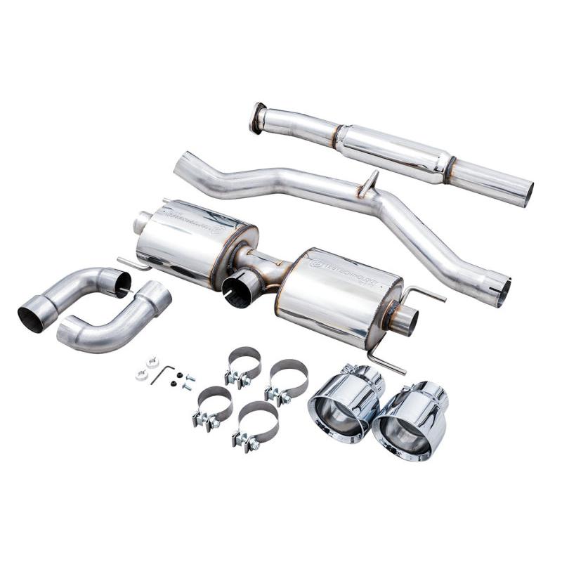 AWE Subaru BRZ/ Toyota GR86/ Toyota 86 Touring Edition Cat-Back Exhaust- Chrome Silver Tips