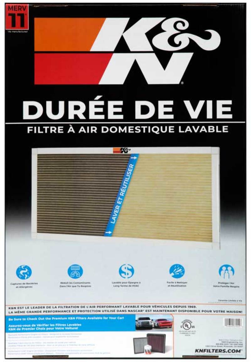 K&N HVAC Filter - 16 x 24 x 1-SR1 Performance