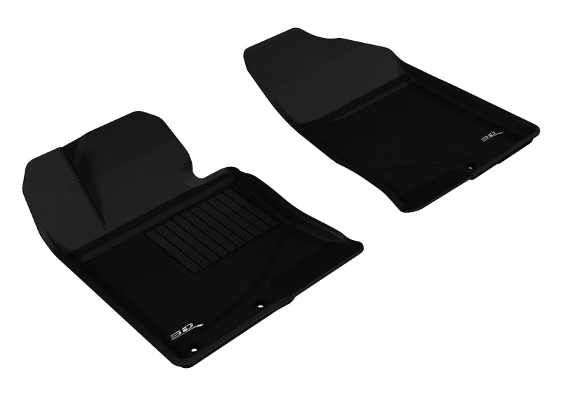 3D MAXpider 2011-2015 Kia Optima Kagu 1st Row Floormat - Black-SR1 Performance