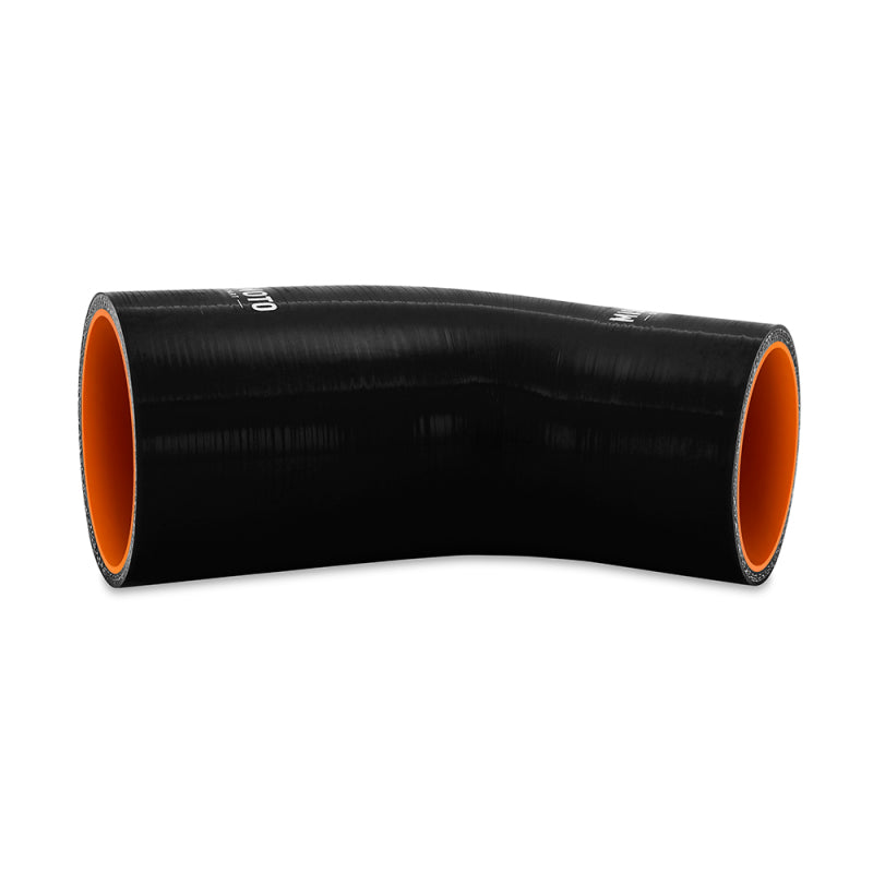 Mishimoto Silicone Reducer Coupler 45 Degree 3 inch to 3.25 inch - Black
