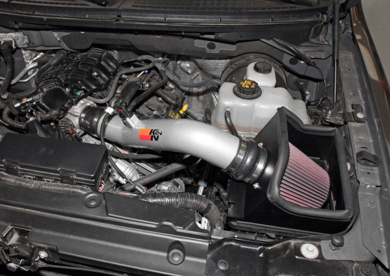 K&N 11-13 Ford Edge 3.5/3.7L-V6 Silver High Flow Performance Kit-SR1 Performance
