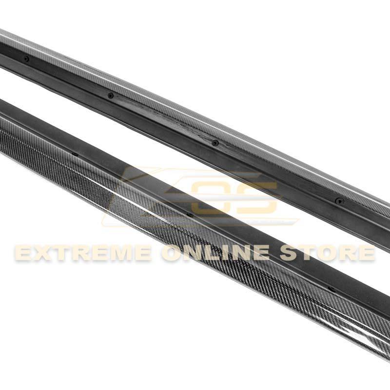 2014-19 Cadillac CTS Carbon Fiber Side Skirts Rocker Panels - Extreme Online Store