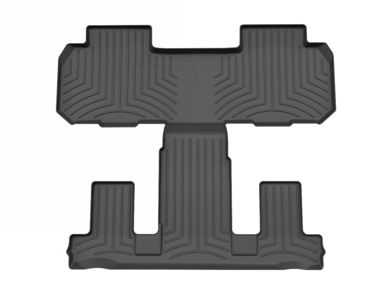 WeatherTech FloorLiner HP Rear and Third Row for Chevrolet Traverse 2018-2023 – Custom Fit, Black