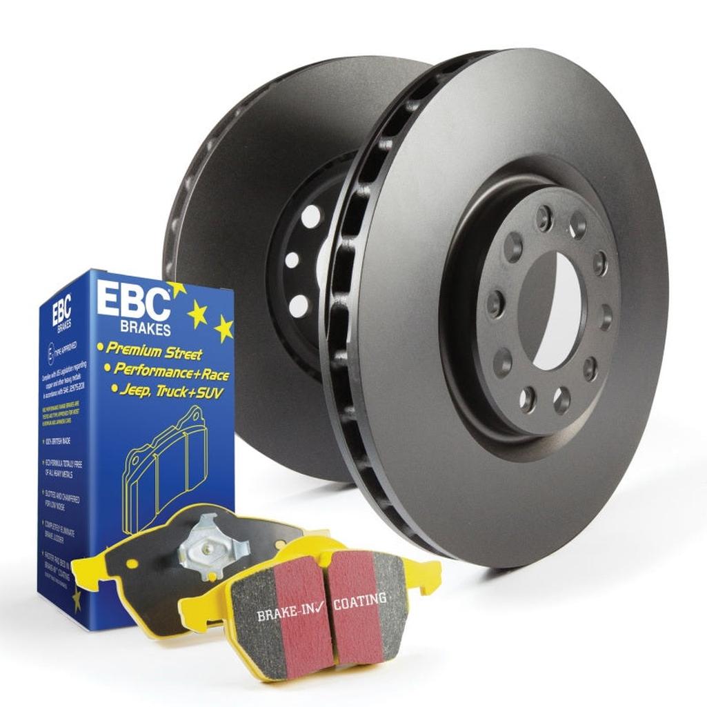 EBC S13 Brake Kit with Yellowstuff Pads and RK Rotors for BMW 5 Series (2010-2014)