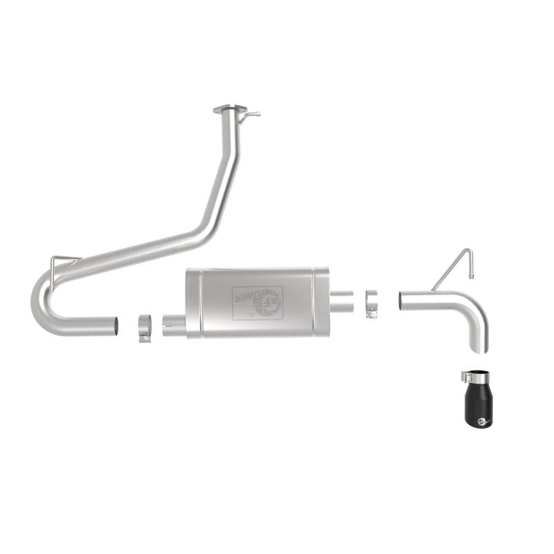 aFe Takeda 2.5in 304 SS Axle-Back Exhaust w/ Black Tips 18-22 Hyundai Kona L4-1.6L (t) AWD-SR1 Performance