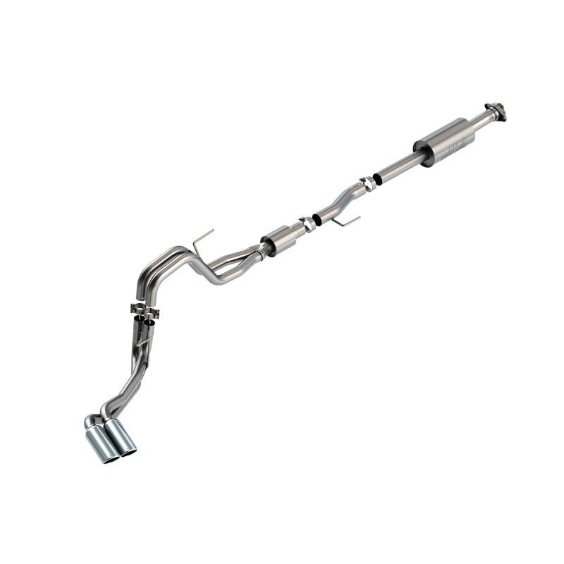 Borla F-150 2021 5.0L 4dr CC SB EC STB Lariat/KR/Platinum/LTD 3/2.25 DSE Cat-Back S-Type CHR Tips