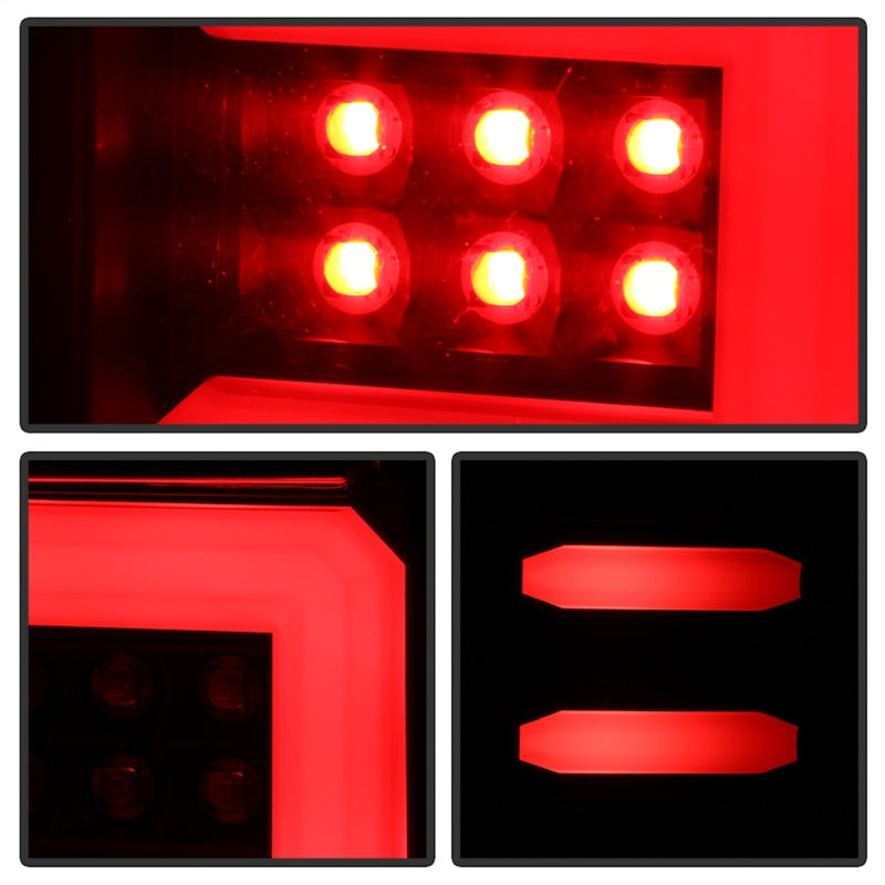 Spyder Chevy 1500 14-16 Light Bar LED Tail Lights All Blk ALT-YD-CS14-LBLED-BKV2-SR1 Performance
