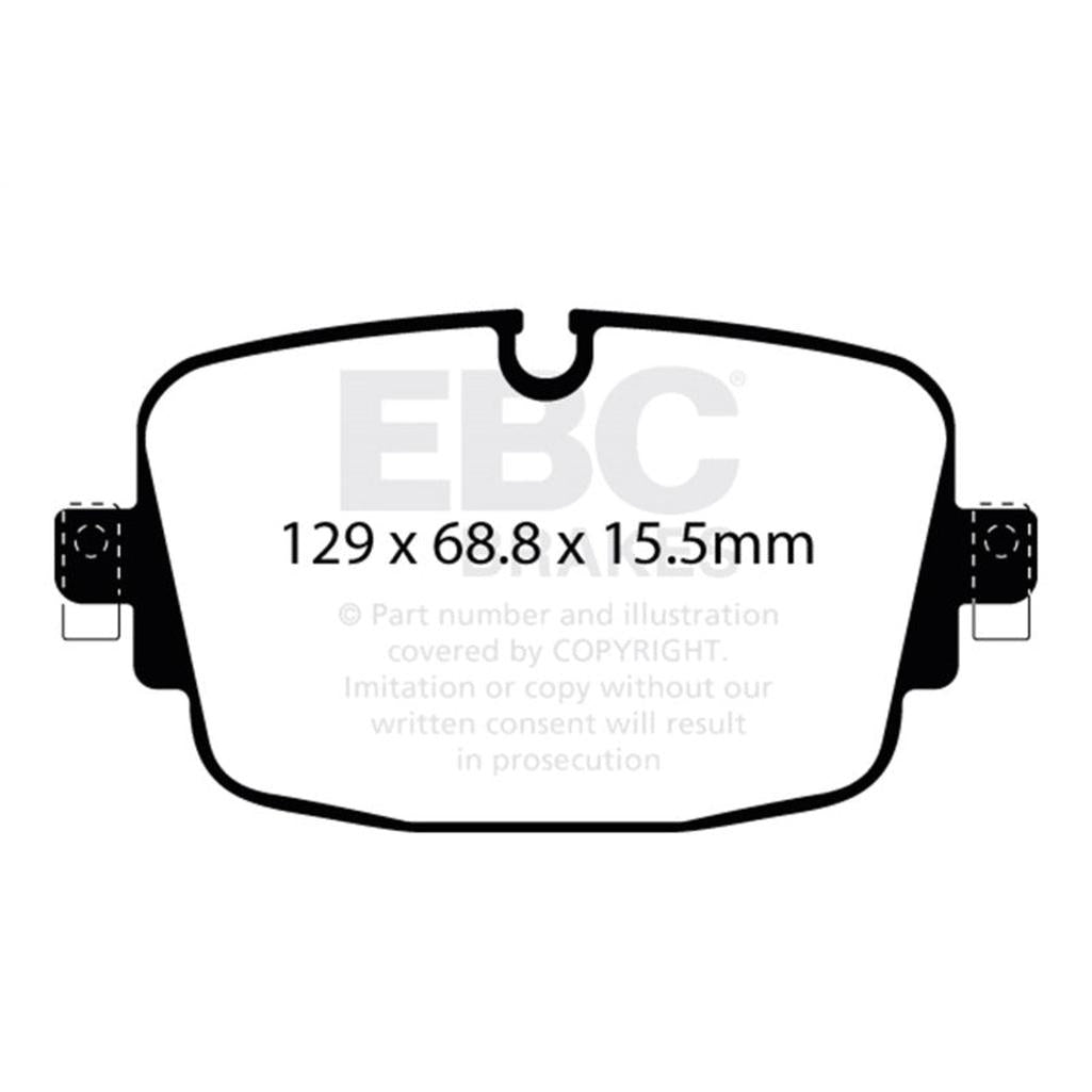 EBC Yellowstuff Rear Brake Pads for Audi RS6 and RS7 (2021-2023) – High-Performance Street and Track Use