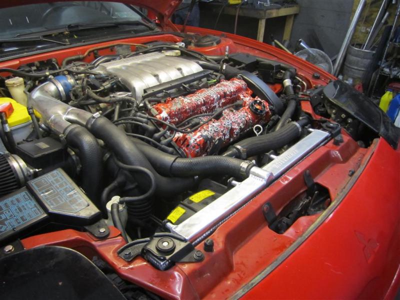 Mishimoto 91-99 Mitsubishi 3000GT Turbo Manual Aluminum Radiator for Dodge Stealth