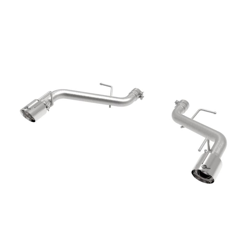 aFe POWER MACH Force-Xp 2.5in Axle-Back Exhaust System 16-20 Chevrolet Camaro SS V8 6.2L - Polished-SR1 Performance