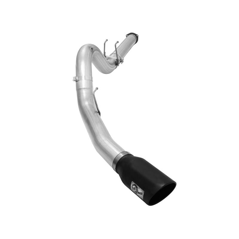 aFe Atlas Exhausts 5in DPF-Back Aluminized Steel Exhaust Sys 2015 Ford Diesel V8 6.7L (td) Black Tip-SR1 Performance