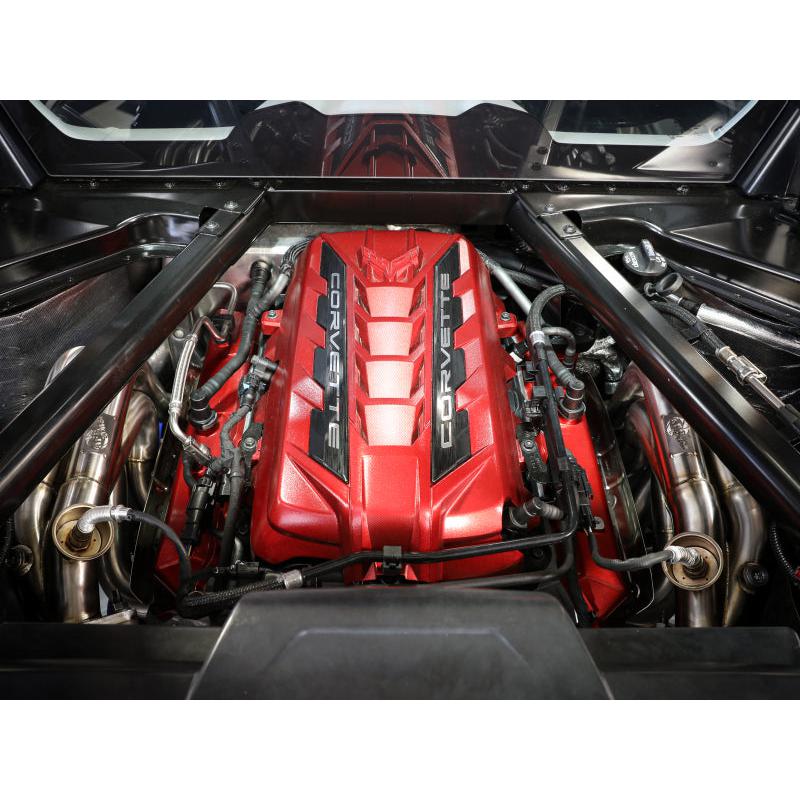 aFe Twisted 304SS Header 2020 Chevy Corvette (C8) 6.2L V8 - Brushed-SR1 Performance