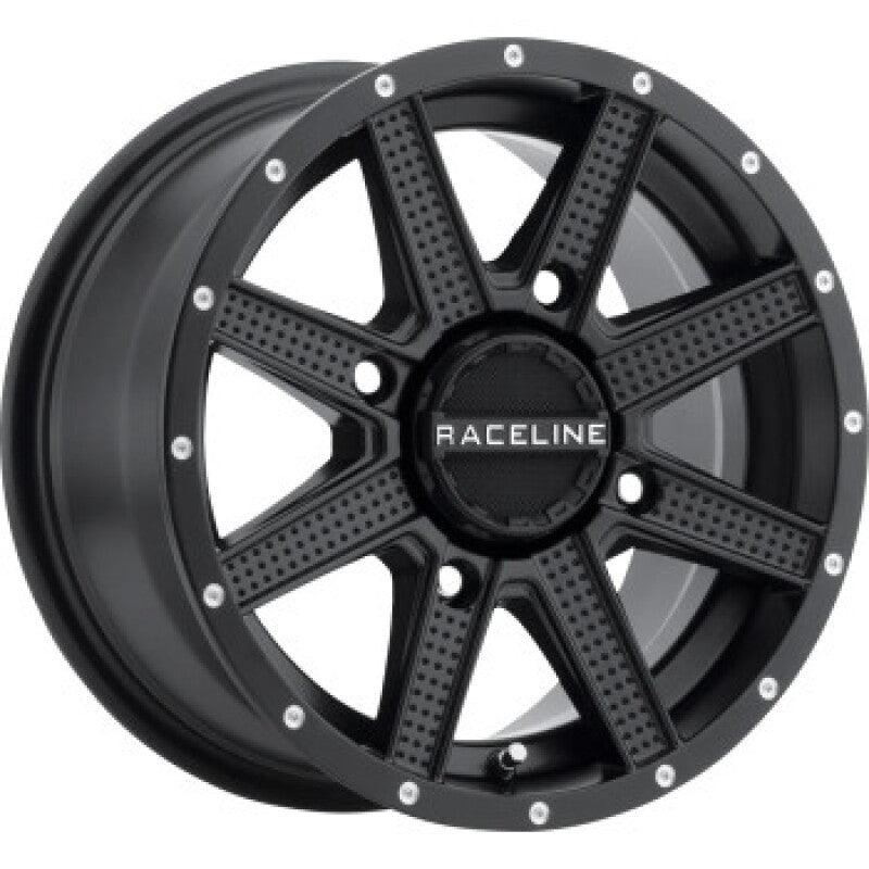 Raceline A92B Hostage 12x7 Inch Satin Black Powersports Wheel (Part Number: A92B-27011-47)