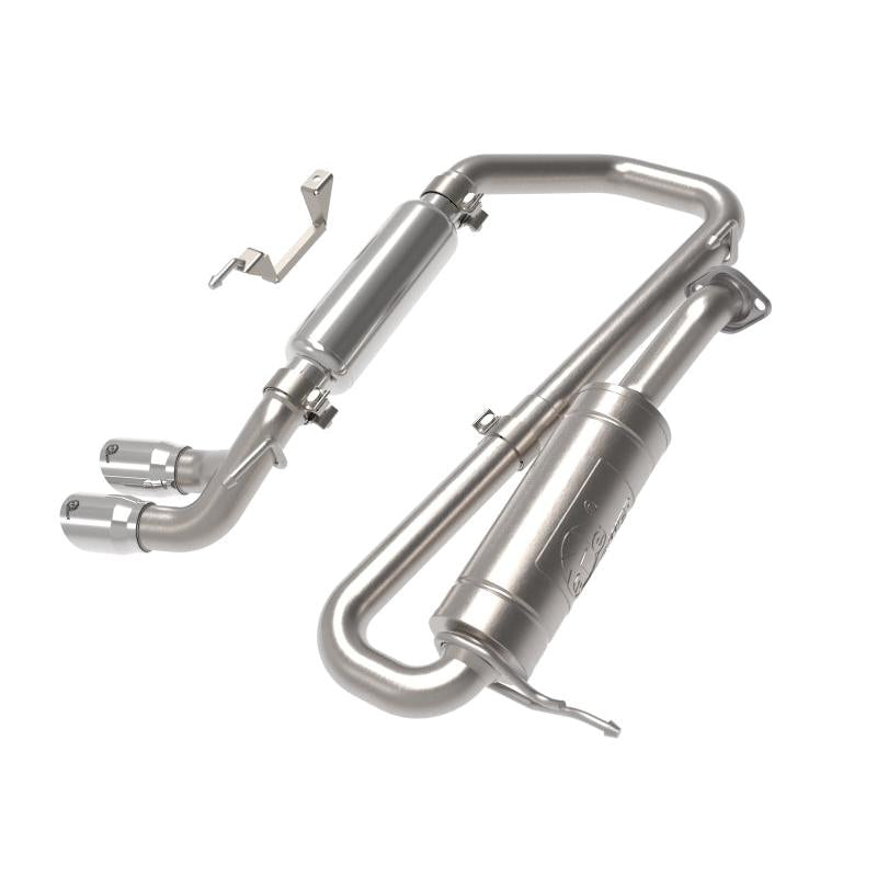 aFe 18-21 Suzuki Jimny Takeda 2-1/4in. 304 SS Cat-Back Exhaust w/ Polished Tip-SR1 Performance