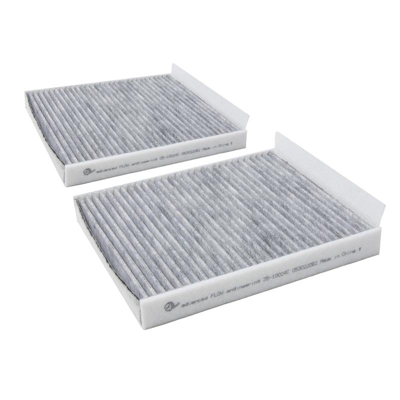 aFe 09-19 BMW 5/6/7 Series Various Models Carbon Cabin Air Filter (Pair)-SR1 Performance