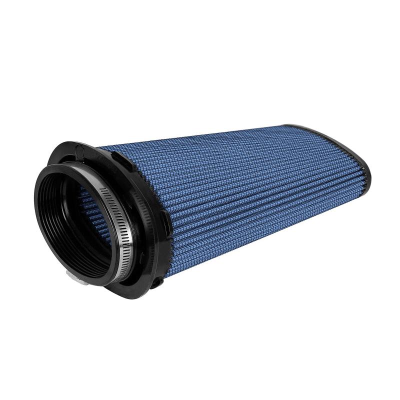 aFe Momentum Replac Air Filter w/Pro 5R Media (Pair) 5x2.25in F/6.25x3.75in B/5.25x2.25in T/11in H-SR1 Performance