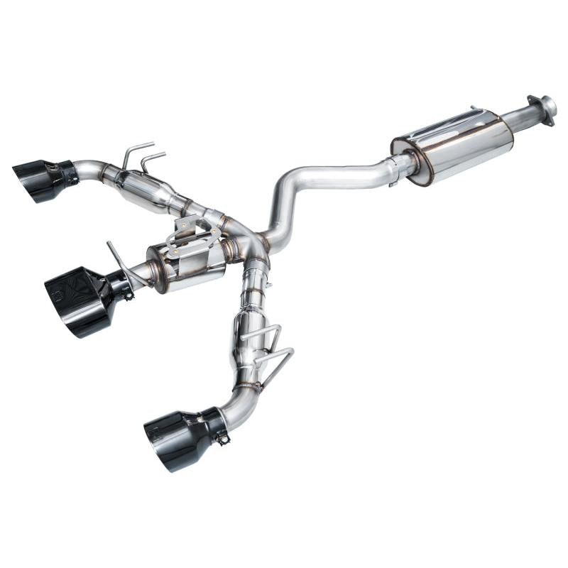 AWE Tuning 2023+ Toyota GR Corolla Touring Edition Exhaust - Diamond Black Tips-SR1 Performance