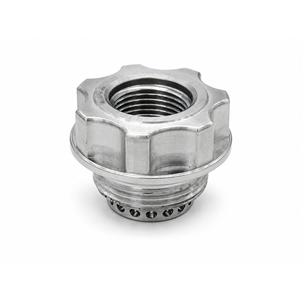 280113 adapter CNC-machined billet aluminum strength dimensional accuracy resistance